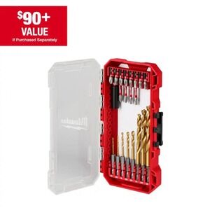 Milwaukee 21pc SHOCKWAVE Impact Bit‎ Set - Drill & Drive - Hex Shank - New